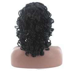 Korbi Kratka Afro Lasulja, Črna, Sintetična W21