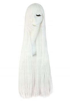 Korbi Bela Manga Peruka 100cm za Cosplay in Kostume
