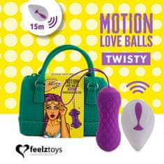 Feelztoys Vibro kroglice "Motion Love Balls - Twisty" (R28190)