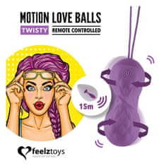 Feelztoys Vibro kroglice "Motion Love Balls - Twisty" (R28190)
