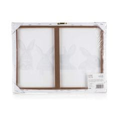 HOME DECOR Slika 4x RABBIT 40 x 30 x 2 cm