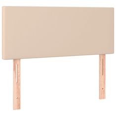 Vidaxl Box spring postelja z vzmetnico LED kapučino 90x200 cm