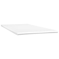 Vidaxl Box spring postelja z vzmetnico LED sv. siva 120x190 cm žamet