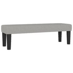 Vidaxl Box spring postelja z vzmetnico svetlo siva 200x200 cm blago