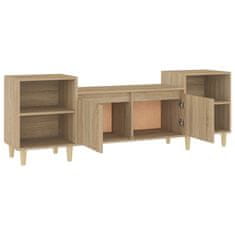Vidaxl TV omarica sonoma hrast 160x35x55 cm inženirski les