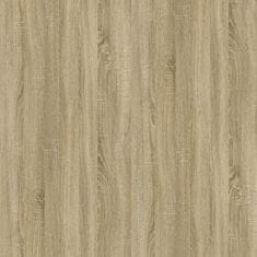 Vidaxl Klubska mizica sonoma hrast 100x50x35 cm inženirski les