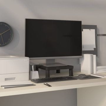 Vidaxl vidaXL Stojalo za monitor, črno, 33,5 x 34 x 10,5 cm