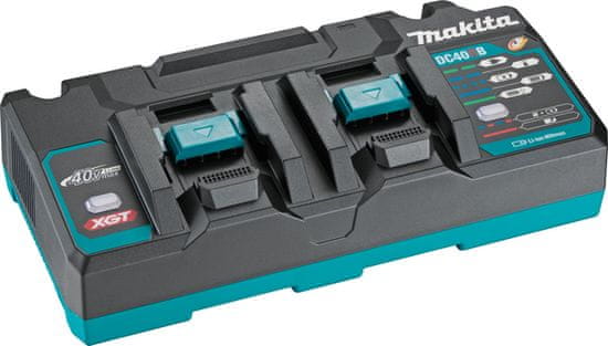 Makita 191N09-8 DC40RB XGT hitri polnilnik za dva akumulatorja