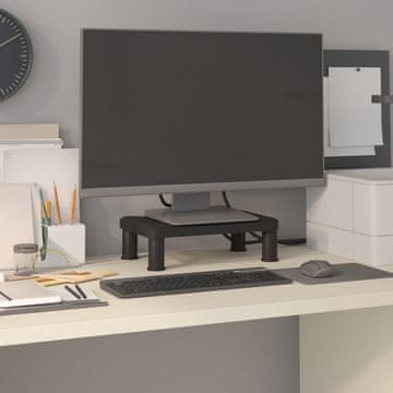 Vidaxl vidaXL Stojalo za monitor, črno, 38 x 24 x 10,5 cm