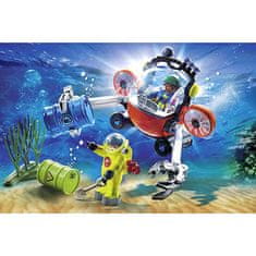 Playmobil OKOLJSKA EKSPEDICIJA S POTAPLJAJSKIM ČOLNOM 70142, OKOLJSKA EKSPEDICIJA S POTAPLJAJSKIM ČOLNOM 70142