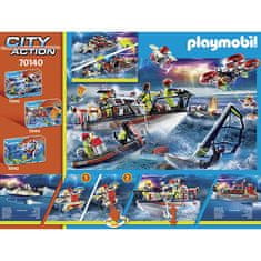 Playmobil REŠEVANJE V POŽARU Z OSEBNIM PLOVILOM 70140, REŠEVANJE V POŽARU Z OSEBNIM PLOVILOM 70140