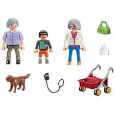 Playmobil DEDKI STARŠI Z OTROKOM 70990, DEDKI STARŠI Z OTROKOM 70990