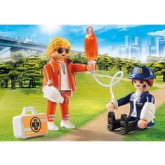 Playmobil DUOPACK ZDRAVNIK IN POLICIST 70823, DUOPACK ZDRAVNIK IN POLICIST 70823