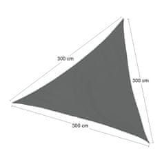 nabbi Senčnik Triangle 300x300 cm - antracit