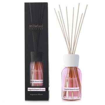 Millefiori Milano Difuzor stekla , Naravni, 500 ml / cvetovi magnolije in les