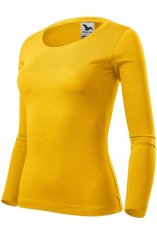Malfini Ženska majica z dolgimi rokavi, rumena, M