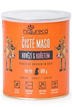 NATURECA cons. govedina s piščancem za pse 800g