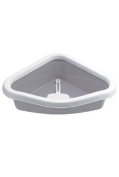 Zolux Stranišče CATHY kotno sivo