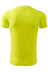 Malfini Majica z asimetričnim izrezom, neonsko rumena, XL