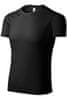 Unisex športna majica, črna, XS