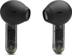JBL Tune Flex brezžične Bluetooth slušalke, črne/sijoče
