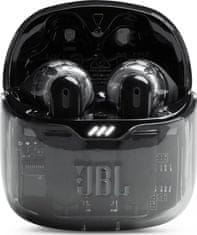 JBL Tune Flex brezžične Bluetooth slušalke, črne/sijoče