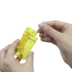 Cool Mango Enostaven pripomoček za sukanec, samodejno vdevanje niti, majhen in eleganten za prenašanje, enostaven za uporabo, pripomoček za šivanje, za hitro vdevanje niti, 7 x 3 cm – Needlethreader