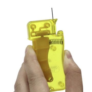 Cool Mango Enostaven pripomoček za sukanec, samodejno vdevanje niti, majhen in eleganten za prenašanje, enostaven za uporabo, pripomoček za šivanje, za hitro vdevanje niti, 7 x 3 cm – Needlethreader