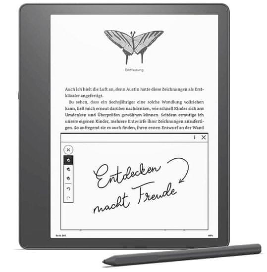 Amazon Kindle Scribe 2022 e-bralnik, 64 GB, WiFi, Premium pisalo, črn (B09BSQ8PRD)