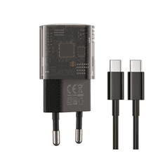 XO Polnilec za telefon CE05 30W QC, PD + USB-C kabel