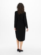 Jacqueline de Yong Ženska obleka JDYRACHEL Regular Fit 15267419 Black (Velikost L)