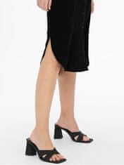 Jacqueline de Yong Ženska obleka JDYRACHEL Regular Fit 15267419 Black (Velikost L)