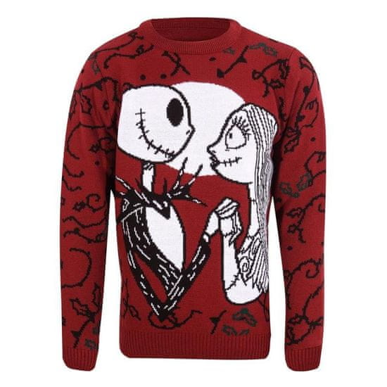 heo GmbH Božični pulover The Nightmare Before Christmas - Jack in Sally (velikost S)