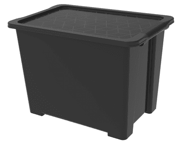 eoshop škatla za shranjevanje EVO EASY 65 L - Črna