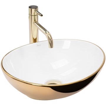 REA Umivalnik Sofia Gold / White