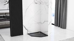 REA Tuš kabina DIAMOND 80x80 Black MAT