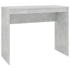 shumee Pisalna miza betonsko siva 90x40x72 cm iverna plošča