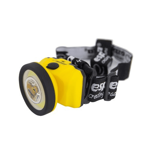 Esperanza Svetilka naglavna COB LED, 120Lm, 80m, 3xAAA, 3W