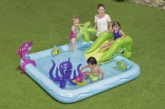 Bestway Napihljiv bazen s toboganom in dodatki Bestway 53052