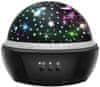 Izoxis Projektor nočnega neba Deluxe črn Malatec 16857