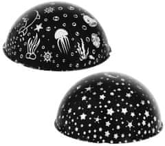 Izoxis Projektor nočnega neba Deluxe črn Malatec 16857