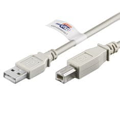 Goobay USB 2.0 (type A) / USB 2.0 (type B) povezovalni kabel, 5 m, siv (50833)
