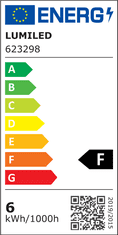 LUMILED 10x LED žarnica E14 R50 6W = 50W 540lm 4000K Nevtralno bela 120°