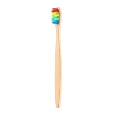 Northix Bambusova zobna ščetka - Rainbow 