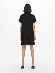 Jacqueline de Yong Ženska obleka JDYLION Regular Fit 15252870 Black (Velikost 36)