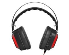 Genesis Radon 720 gaming slušalke z mikrofonom, 7.1 Stereo, LED, USB, črno-rdeče