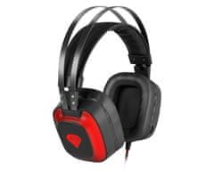 Genesis Radon 720 gaming slušalke z mikrofonom, 7.1 Stereo, LED, USB, črno-rdeče