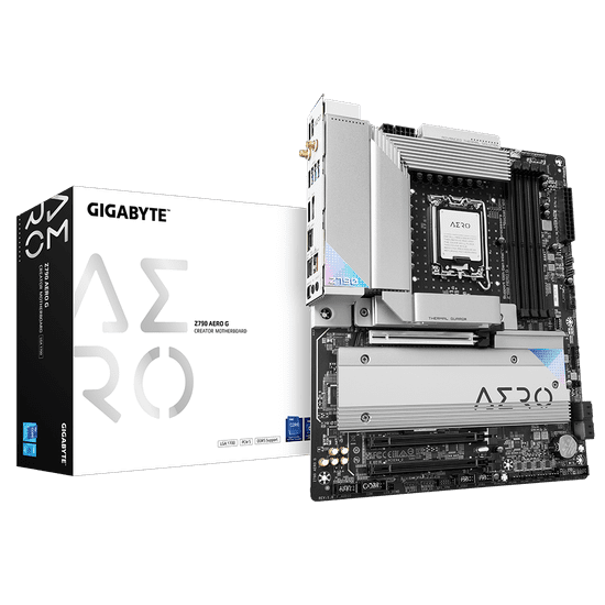 Gigabyte Z790 AERO G osnovna plošča, LGA1700, ATX, DDR5, WiFi