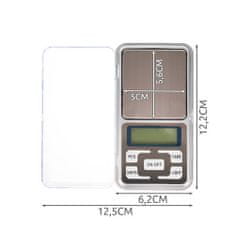 Ruhhy Digitalna žepna tehtnica 200g/0,01g ISO 135