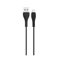 XO Kabel USB-A na 8-pin Lightning NB-Q165 3A 1m črn